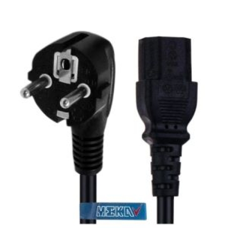 کابل برق سه پین منبع تغذیه کامپیوتر مکا مدل MPA طول 1.8 متر