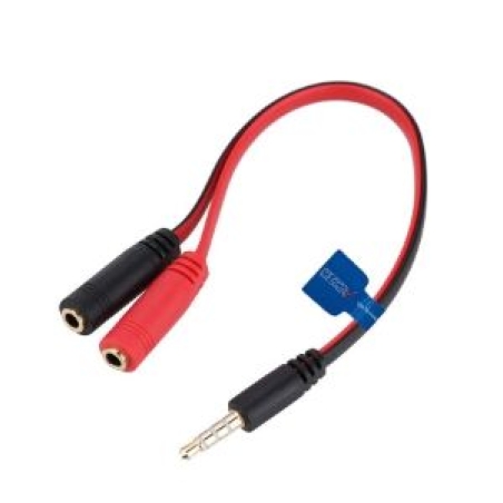 کابل 1 به 2 AUX مکا مدل MC40 طول 0.2 متر