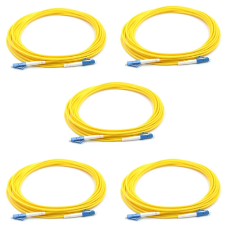 پچ کورد فیبر نوری مدل LC-LC SX SM بسته پنج عددی