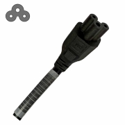 کابل برق سه پین آداپتور لپ تاپ مدل 2019 طول 1.8 متر