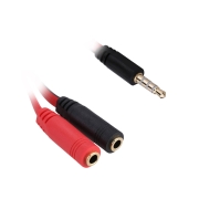 کابل 1 به 2 AUX مکا مدل MC40 طول 0.2 متر