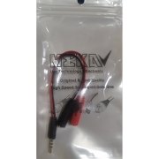 کابل 1 به 2 AUX مکا مدل MC40 طول 0.2 متر