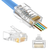 سوکت شبکه CAT5E مدل OPEN END بسته 25عددی