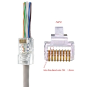 سوکت شبکه CAT5E مدل OPEN END بسته 25عددی