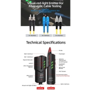 تستر کابل شبکه و ردیاب ولتاژ مستک مدل WT-58DL